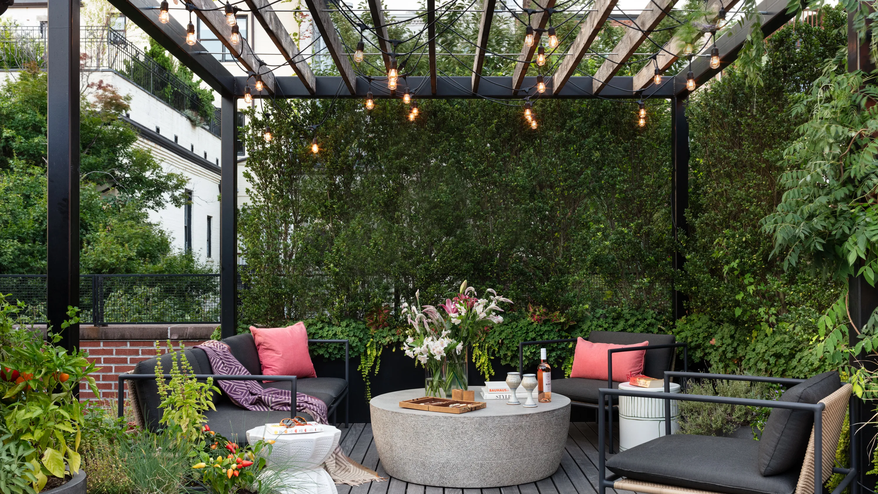 Outdoor Seating Pergola